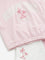 HOP Kids Pink Hoodie T-Shirt and White Shorts Set