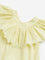 HOP Kids Yellow Ruffle Design Tiered Cotton Dress