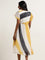 Wardrobe Yellow Accordion Pleated A-Line Dress