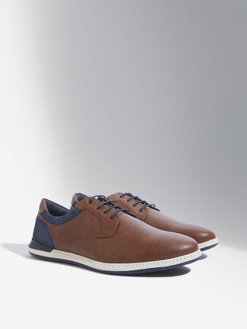 SOLEPLAY Tan Lace-Up Casual Shoes