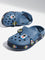 Yellow Indigo Space Themed Clogs