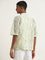 Nuon Multicolour Cut-Out Detailed Relaxed-Fit Cotton Shirt