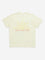 Y&F Kids Light Yellow Printed Cotton T-Shirt