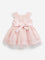 HOP Baby Pink Rosette Design Party Dress