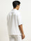 Nuon White Textured Relaxed-Fit Shirt