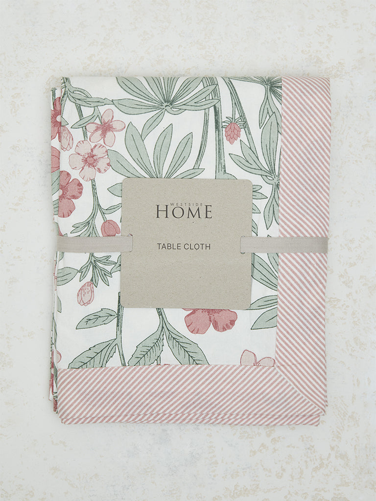 Westside Home Pink Daisy Table Cloth