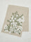 Westside Home White Tropical Leaves Table Runner