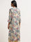 Utsa Multicolour Foliage Print A-Line Kurta