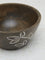 Westside Home Dark Brown Leaf Design Bowl