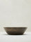 Westside Home Brown Leaf Design Wooden Bowl - Large