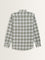 WES Casuals Sage Checks Design Relaxed-Fit Cotton Shirt