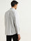 WES Casuals Black & White Striped Relaxed-Fit Shirt