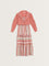 Bombay Paisley Coral Tiered Cotton Dress with Jacket