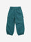 HOP Kids Teal Cargo-Style Mid-Rise Cotton Joggers