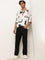 Nuon Off-White Abstract Printed Relaxed-Fit Shirt