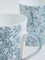 Westside Home Blue Floral Pattern Mugs (Set of 2)