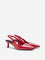 LUNA BLU Red Slingback Kitten Shoes