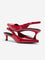 LUNA BLU Red Slingback Kitten Shoes