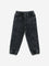 HOP Kids Charcoal Cargo-Style Mid-Rise Denim Joggers