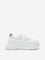 LUNA BLU White Mesh-Detailed Chunky Sneakers