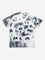 Y&F Kids Grey Anime Printed Tie-Dye Cotton T-Shirt