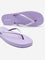 LUNA BLU Lilac Glossy Thong-Strap Flip-Flop