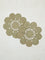 Westside Home Beige Floral Design Placemats (Set of 2)