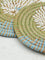 Westside Home Multicolour Swirl Braided Trivets (Set of 2)