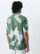 Nuon Green Tie-Dye Printed Relaxed-Fit Shirt