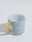 Westside Home Blue Artisan Floral Printed Mug