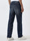 Nuon Dark Blue Relaxed-Fit Mid-Rise Jeans