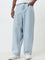 Nuon Light Blue Relaxed - Fit Mid - Rise Jeans