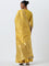 Vark Mustard Embellished Kurta, Skirt and Dupatta Set