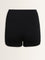 Superstar Black Ribbed Textured Seam-Free Boy Shorts Brief