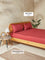 Westside Home Dark Red Solid King Bed Flat Sheet and Pillowcase Set