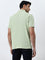 WES Casuals Sage Relaxed-Fit Cotton Blend Polo T-Shirt