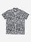 Y&F Kids Black Abstract Printed Resort-Fit Shirt