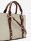 Westside Accessories Beige Textured Tote Bag