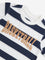 HOP Kids Navy Stripe Printed Cotton T-Shirt