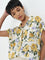 LOV Yellow Floral Printed Shirt