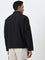 WES Casuals Black Relaxed-Fit Jacket