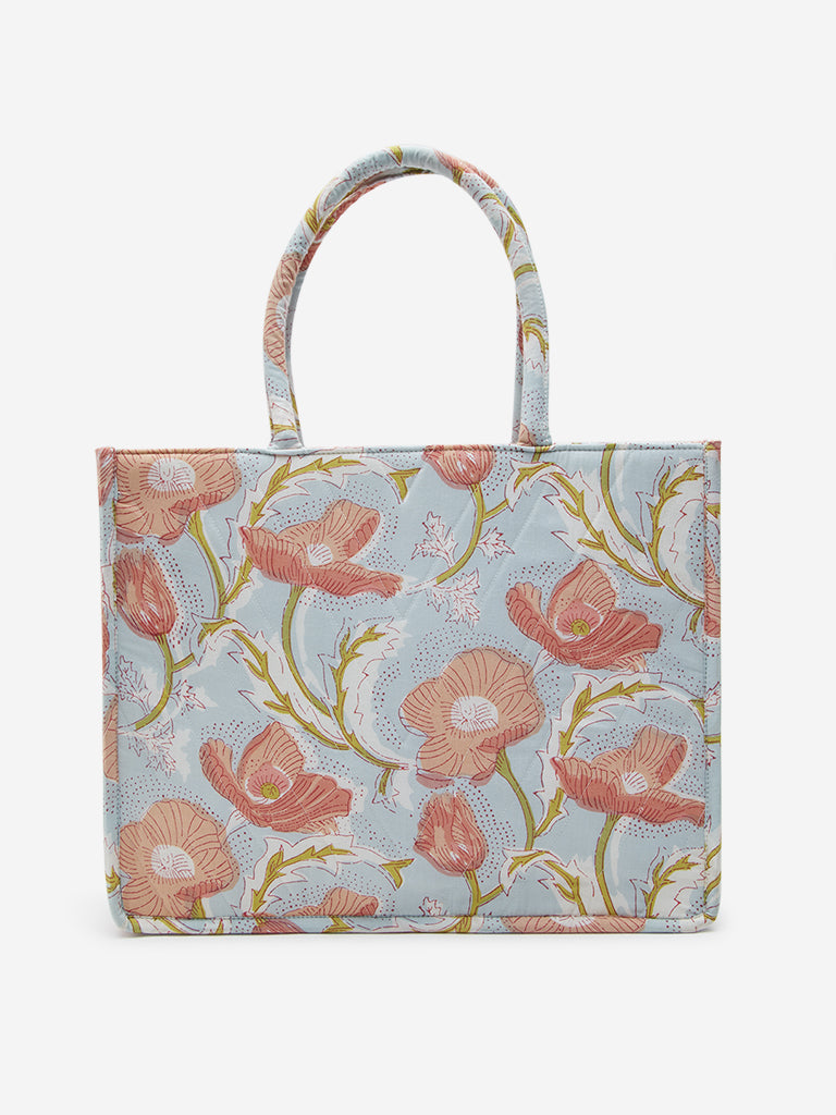 Westside Accessories Multicolour Floral Printed Tote Bag