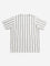 Y&F Kids Off-White Striped T-Shirt