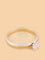 Classic Dual Tone Solitaire Lab Diamond Ring