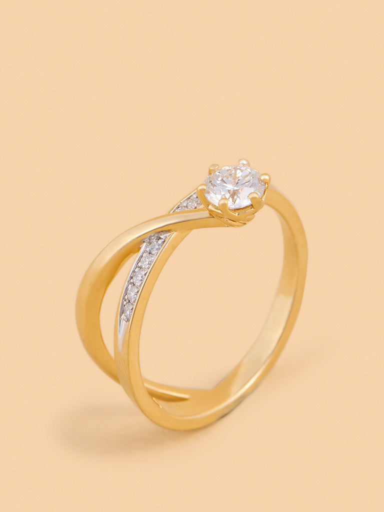 Classic Comet Solitaire Lab Diamond Ring