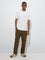 ETA Dark Brown Relaxed-Fit Mid-Rise Cotton Chinos
