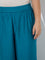 Diza Teal Solid Palazzos