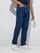 Ascot Blue Relaxed-Fit Mid-Rise Jeans