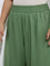 Diza Green Solid Ethnic Pants