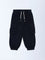 HOP Kids Boys Navy Mid-Rise Corduroy Joggers